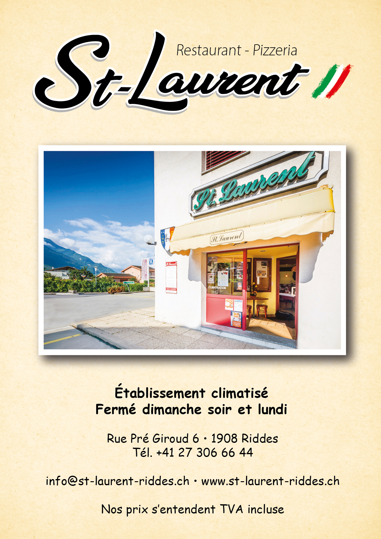 CARTES DE MENUS ST LAURENT 2025 OK