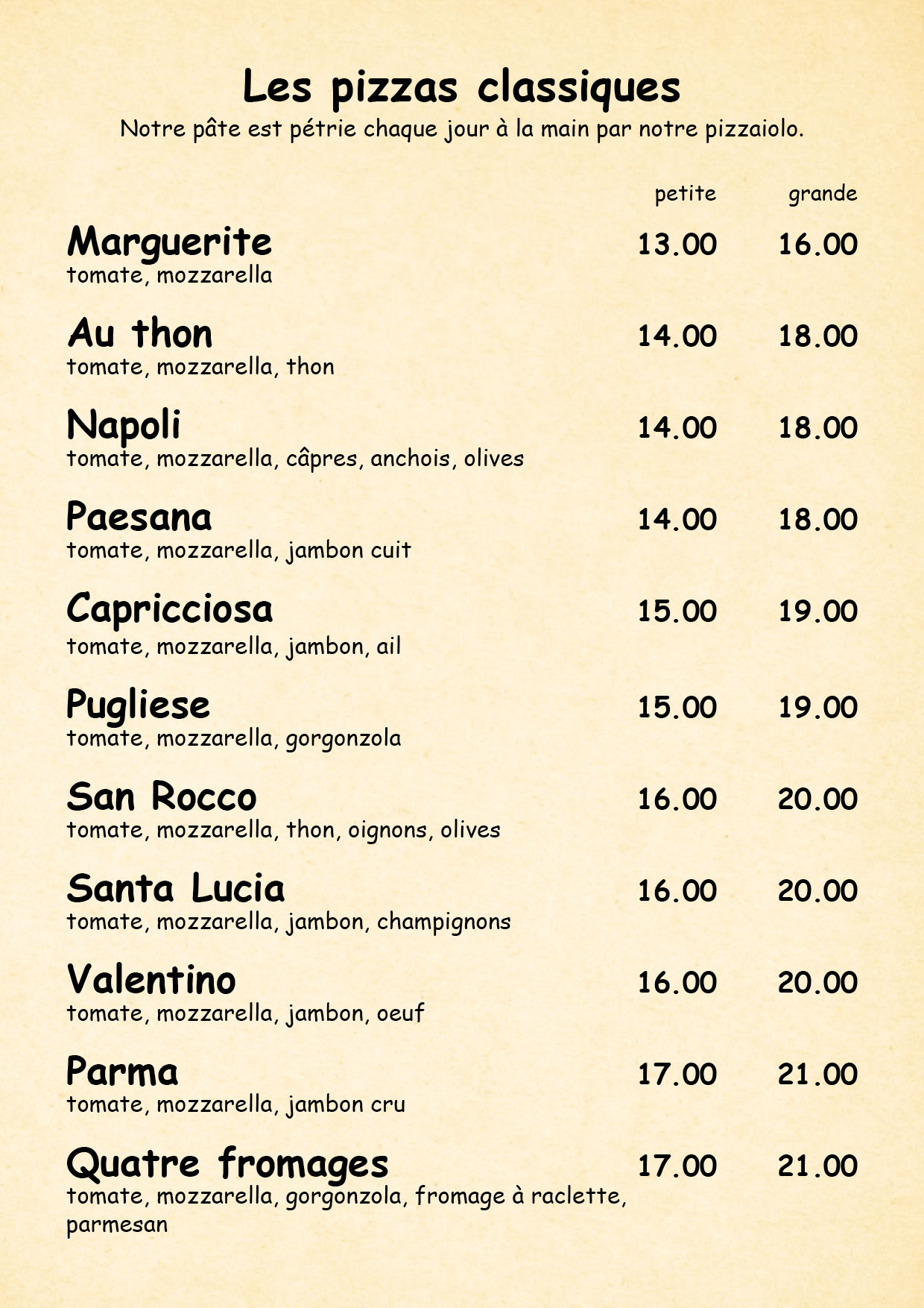CARTES DE MENUS ST LAURENT 2025 OK12