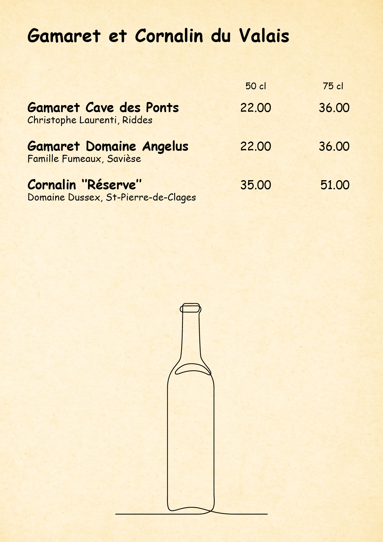 CARTES DE MENUS ST LAURENT 2025 OK21