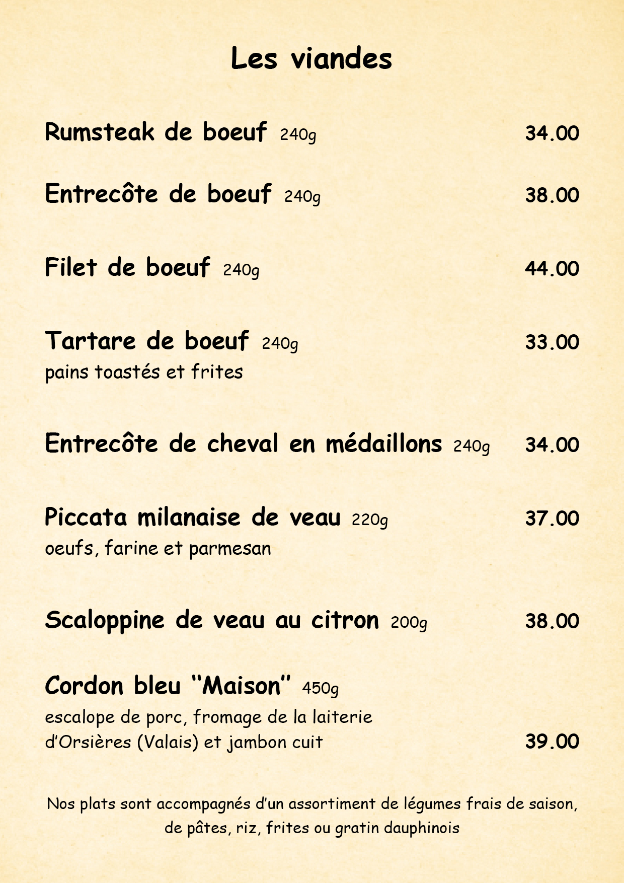 CARTES DE MENUS ST LAURENT 2025 OK7