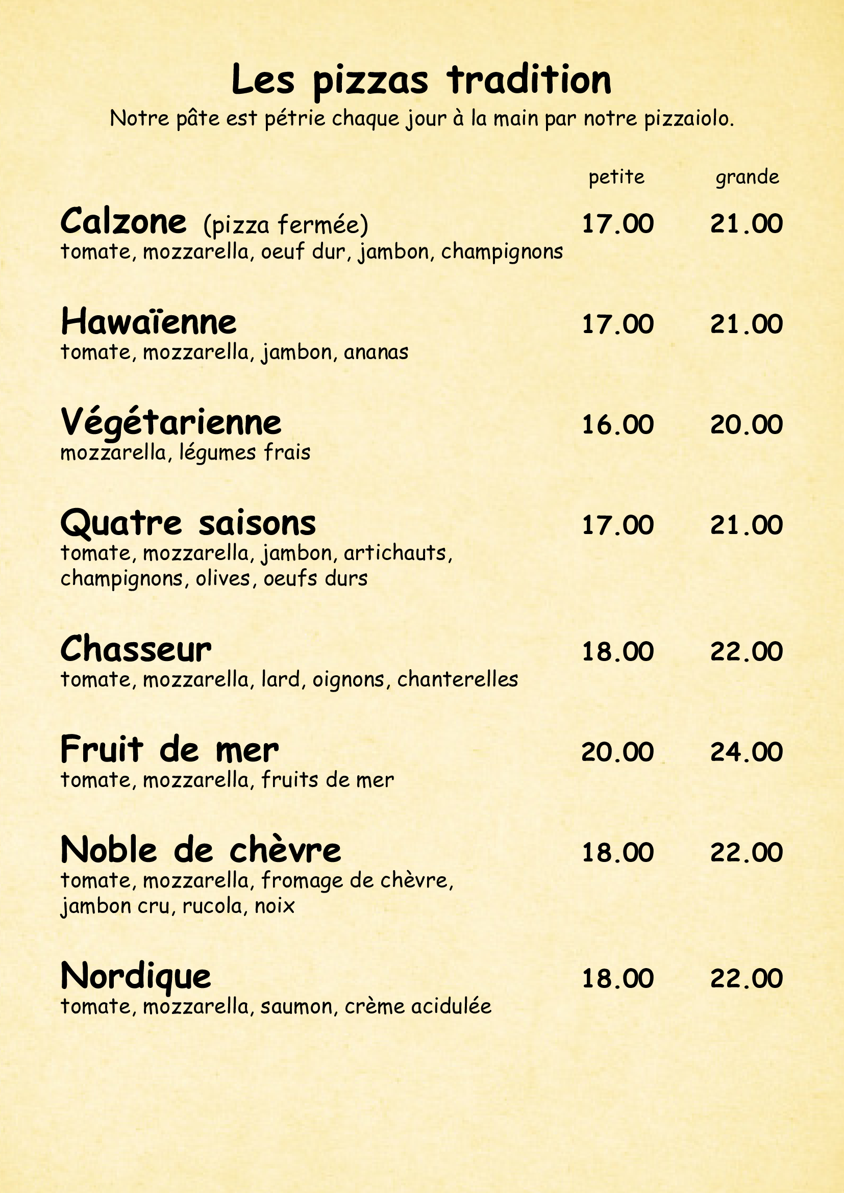 CARTES DE MENUS ST LAURENT 2025 OK14