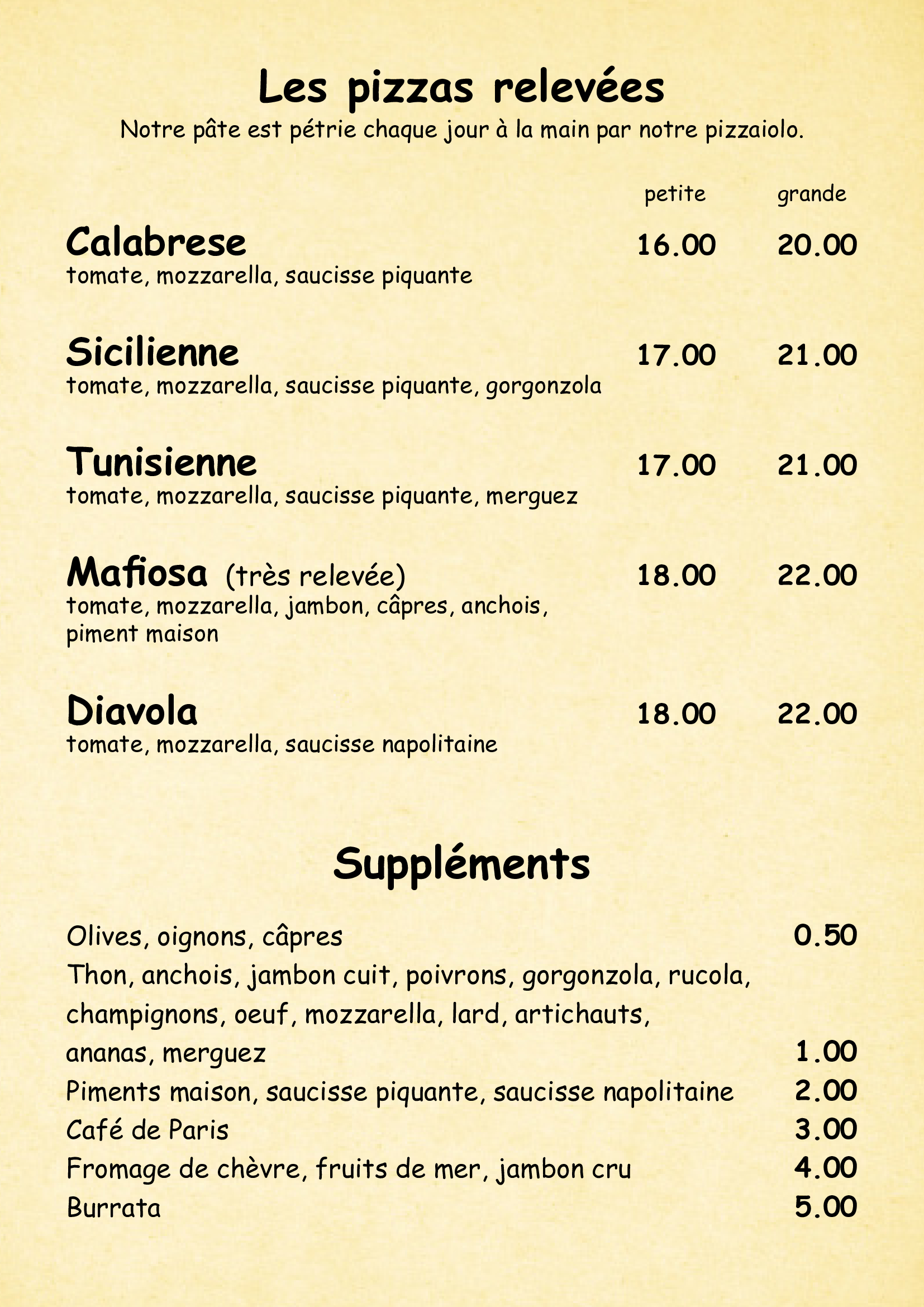 CARTES DE MENUS ST LAURENT 2025 OK15